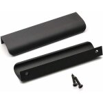 Lot de 10 poignee de meuble cuisine noir poign�e cuisine noir poign�e profil noir poign�e meuble noir ...