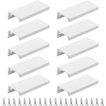 Lot de 10 poign�e profil poign�e de meuble cuisine - poign�e invisible poignee de meuble bross� poign�e ...