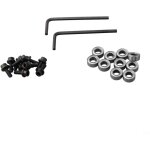 Lot de 10 roulements � billes mont�s sur le dessus pour fraises de toupie - roulements en acier avec ...