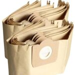 Lot de 10 sacs droits aspirateur pour wd3 wd2, compatible avec wd6 wd5 wd4, wd3200 wd3500p, a2204 a2534, ...