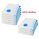Lot de 10 sac de rangement sous vide aspirateur housses de rangement sous vide voyages pour vêtements ... Lot de 10 sac de rangement sous vide aspirateur housses de rangement sous vide voyages pour vêtements ...