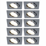Etc - shop - lot de 10 spots led encastrables au plafond chambre à coucher spots mobiles dimmer cuisine ... Etc - shop - lot de 10 spots led encastrables au plafond chambre à coucher spots mobiles dimmer cuisine ...