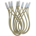Linxor - lot de 10 tendeurs sandows cabiclic avec embout basculant - beige