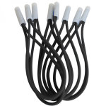 Linxor - lot de 10 tendeurs sandows cabiclic avec embout basculant - noir Linxor - lot de 10 tendeurs sandows cabiclic avec embout basculant - noir