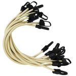 Lot de 10 tendeurs sandows scuriss et norms - beige linxor