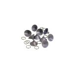 Lot de 10 ventouses avec anneaux pour rideaux d'isolation