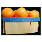 Lot de 100 barquettes en bois 250g Lot de 100 barquettes en bois 250g