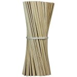Lot de 100 btons en bois pour barbe  papa - 28 cm