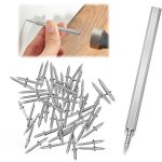 Lot de 100 clous sans couture � double t�te pour plinthes, clous pour plinthes sans traces, avec un outil ...