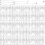 Lot de 109 mini flacons vaporisateurs en plastique transparent 2ml echantillon parfum vide spray, flacons ...
