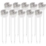 Lot 10x douille gu5. 3 - douille gu5. 3 ou mr16 - support avec c�ble 12v - pour lampe luminaire ampoule ...