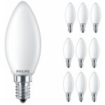 Lot 10x philips corepro led bougie e14 dépolie 4. 3w 470lm - 827 Lot 10x philips corepro led bougie e14 dépolie 4. 3w 470lm - 827