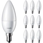 Lot 10x philips corepro led bougie e14 dpolie 5w 470lm - 827