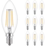 Lot 10x philips corepro led bougie e14 filament claire 4. 3w 470lm Lot 10x philips corepro led bougie e14 filament claire 4. 3w 470lm