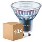 Philips - lot 10x master led spot expertcolor gu10 par16 5. 5w 355lm