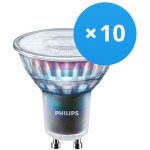 Philips - lot 10x master led spot expertcolor gu10 par16 5. 5w 375lm