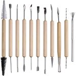 Lot de 11 outils d'argile polym�re pour adultes outils de poterie et de sculpture d'argile - outils de ...