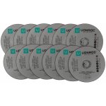 Vonroc - lot de 12 disques à découper 125mm - métal, acier, inox - pour meuleuse Vonroc - lot de 12 disques à découper 125mm - métal, acier, inox - pour meuleuse
