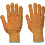 Gants criss cross pvc orange l - taille 9