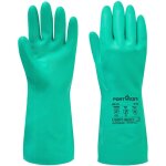 Gants nitrosafe chimique vert s - taille 7