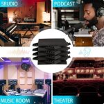 Lot de 12 panneaux en mousse insonorisante, mousse antibruit, ignifug�e, auto - adh�sive, adapt�e aux ...