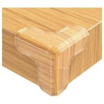 Lot de 12 protections d'angle de table transparentes pour b�b�, avec adh�sif puissant