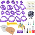 Lot de 129 emporte piece fimo emporte - pi�ces en argile polym�re - emporte - pi�des en forme d'argile ...