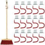 Lot de 15 crochets muraux pour outils de jardin - pour mat�riel d'am�nagement paysager, chaises pliantes, ...
