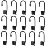 Lot de 16 crochets spiral�s pour cordes d'�cartement de 9 mm de diam�tre, pour une utilisation en ext�rieur ...