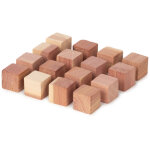 Lot de 16 cubes antimites en c�dre naturel oregon