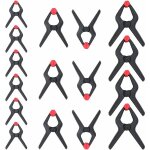 Lot de 16 pinces � ressort en nylon robuste pour photographie, b�che, artisanat, jardin, terrasse, 16, ...