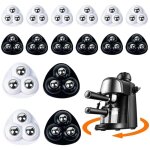 Lot de 16 roulettes pour meubles - 360 � - mini roulettes � billes autocollantes - avec 3 billes en acier ...