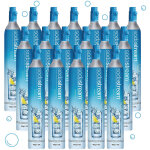 Lot de 18 cylindres de recharge de gaz co2 60l pour machine � gaz�ifier - sodastream - 18 x cylindre ...