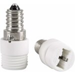 Lot de 2 adaptateurs de douille e14 vers g9 en c�ramique pour ampoules led, halog�nes, cfl - ymyny