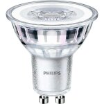 Ampoule led spot gu10 50w blanc chaud, verre, lot de 2 - philips