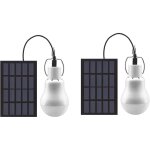 Lot de 2 ampoules led � �nergie solaire pour abri de jardin, lampe de poche, lampe de poche pour int�rieur, ...