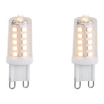 Lot de 2 ampoule led g9 dimmables 3w 250lm 3000k - luedd