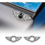 Lot de 2 anneaux autocollants pour serrure de porte de voiture - accessoire de d�coration - pi�ces int�rieures ...