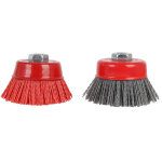 Lot de 2 brosses � filament en nylon de 7, 6 x 1, 6 cm - 11 pour meuleuse d'angle, kit de brosses en ...