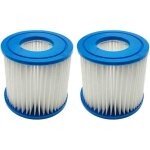Lot de 2 cartouches filtrantes pour best - way type d vii, cartouche de rechange compatible avec les ...