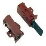 Lot de 2 charbons moteur (49028931) lave - linge indesit, miele, hoover, whirlpool, zerowatt, contact, ...