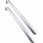 Lot de 2 chausse - pieds en acier inoxydable � long manche - poign�e confortable pour les personnes �g�es ...