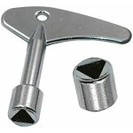 Lot de 2 cl�s triangulaires de 9 mm avec interrupteur � cl� triangulaire pour ascenseur �ctrique � gaz ...