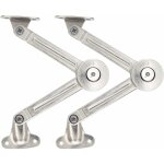 Lot de 2 compas  systme d'amortissement pour abattants de portes relevables de placard de cuisine