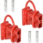 Lot de 2 connecteur de batterie 600v 50a batterie connexion rapide dconnecter prise electrique prise ...
