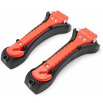 Lot de 2 coupe - ceintures et marteaux brise vitre d'urgence