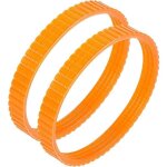 Lot de 2 courroies d'entra�nement de rabot �lectrique orange 1900b de 9, 6 mm