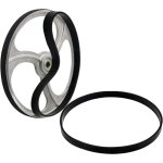 Lot de 2 courroies de transmission en caoutchouc, accessoires pour outils �lectriques travail du bois ...