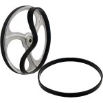 Lot de 2 courroies de transmission en caoutchouc, accessoires pour outils �lectriques travail du bois ...