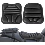 Lot de 2 coussins de si�ge en gel confortables pour moto - selle en gel